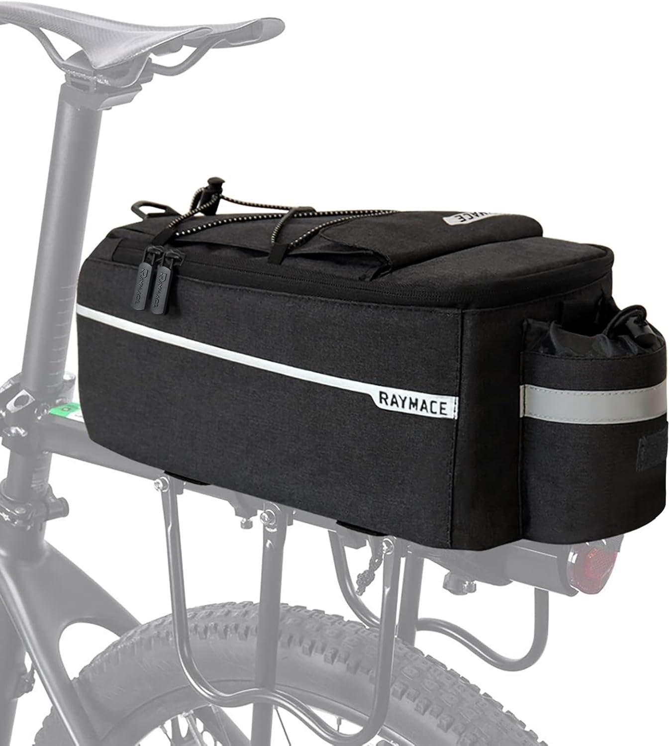 RAYMACE Bike Rear Rack Bag, Bike Trunk Cooler Bag