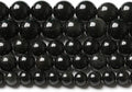 12MM 32PCS Natural Stone Black Obsidian Gemstone Loose Beads for Jewelry Making DIY Bracelet 1 Strand