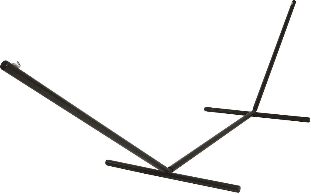Hatteras Hammocks 15 ft. Tri-Beam Steel Hammock Stand with Right Connection Design and Cape Shield Powder Coating, 600 LB Weight Capacity, Handcrafted in The USA - Black