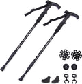 ThreeH Walking Sticks Lightweight Trekking Poles T Anti-Slip Handle Design Adjustable Walking Cane for Travel Hiking Climbing Senior Men Women
