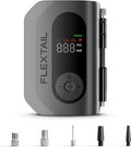FLEXTAILGEAR Electric Bike Pump Portable 150 PSI, Mini Bike Pump with Magnetic Hose & Auto Shut Off, Rechargeable Bicycle Tire Pump with Digital Gauge & LED Light for Road Bike, MTB, Motorcycle & Ball