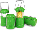 Lichamp 4 Pack LED Camping Lanterns Flame Lights, Green