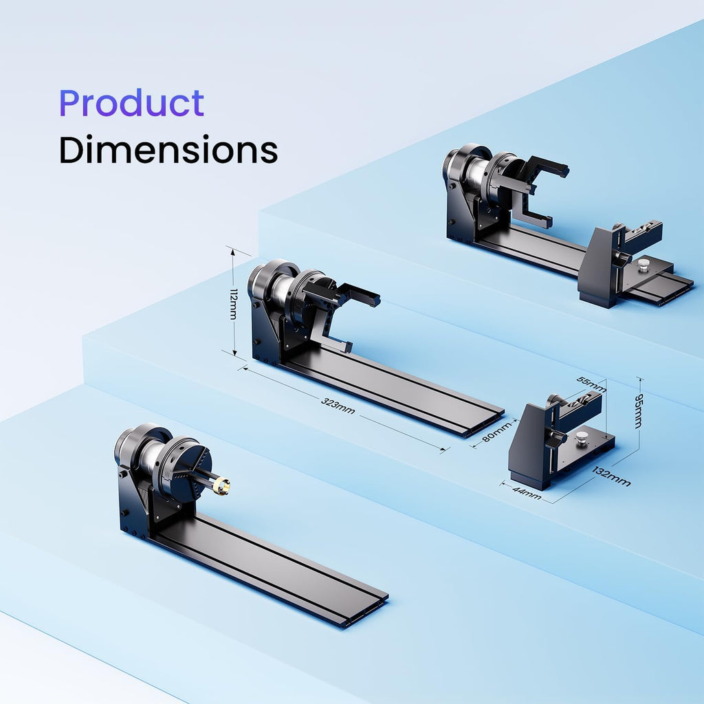 Longer RAY5 Laser Engraver with Air Pump,20W Output,24000mm/min High Speed,3.5” Touch Screen,High Precision Laser Cutter and Engraver for Wood,Acrylic,Cylindrical Objects,Working Area 15.75" x 14.37"