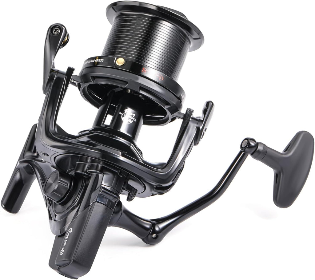 Sougayilang Saltwater Spinning Reel – Up to 38LBs Max Drag Big Game Fishing Reel, Graphite Frame Surf Fishing Reels, 4.6:1 Gear Ratio Heavy Long Casting Inshore Offshore Saltwater Reel