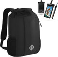 Drybag backpack waterproof, IPX68 100% Waterproof Dry Bag Backpack with Roll-Top Sealed Design, Keeps Gear Dry for Canoe, Kayaking, Water Sports Vacation, Rafting Travel & Surfing (WL005black)