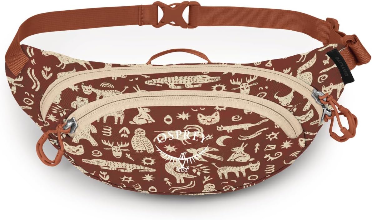 Osprey Daylite Mini Waist Pack - Lightweight Belt Bag with Crossbody Shoulder Carry Option