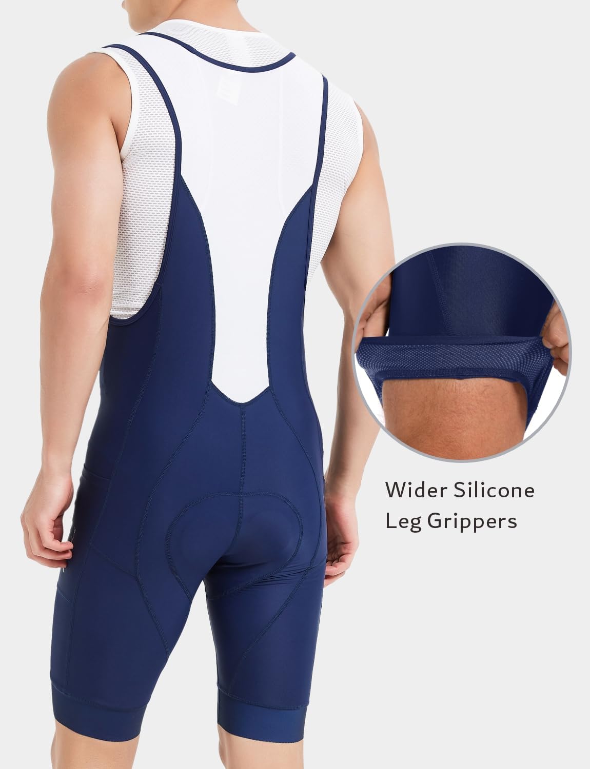 Przewalski Men’s 3D Padded Cycling Bib Shorts Bicycle Biking Bib Tights