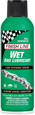 Finish Line Wet Bike Chain Lubricant 8 oz Aerosol