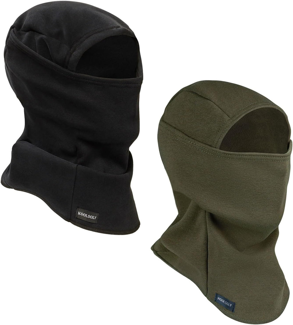 KOOLSOLY Ski Mask Balaclava Cold Weather Warm and Fleece Face Mask Neck Warmer Full Face Mask for Men&Women