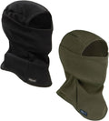 KOOLSOLY Ski Mask Balaclava Cold Weather Warm and Fleece Face Mask Neck Warmer Full Face Mask for Men&Women