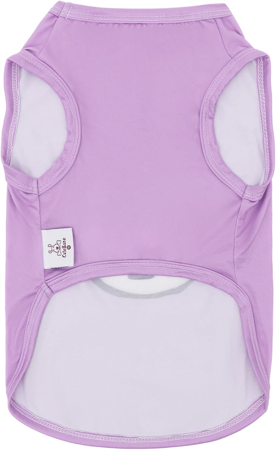 CuteBone Dog Shirts 2-Pack Soft Pet Clothes Breathable Summer Vest for Small Puppy and Stretchy Cat Apparel