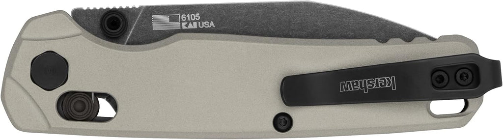 Kershaw Bel Air Pocket Knife, Made in The USA, 3.1 inch CPM MagnaCut Steel Blade, EDC Design, Duralock Locking Mechanism, Manual Folder, Pocketclip