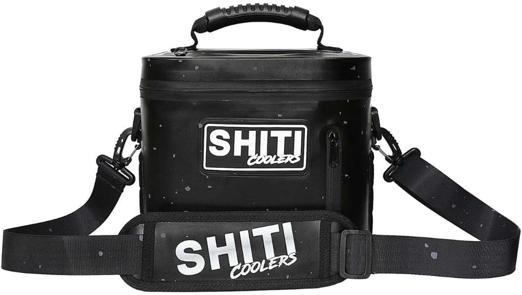 SHITI Coolers Cooler for Camping, Travel, Beach, Soft Lunch Box for Food, Drinks & Ice, Portable, Waterproof 24 Hr Insulated Bag with Shoulder Straps, Customizable
