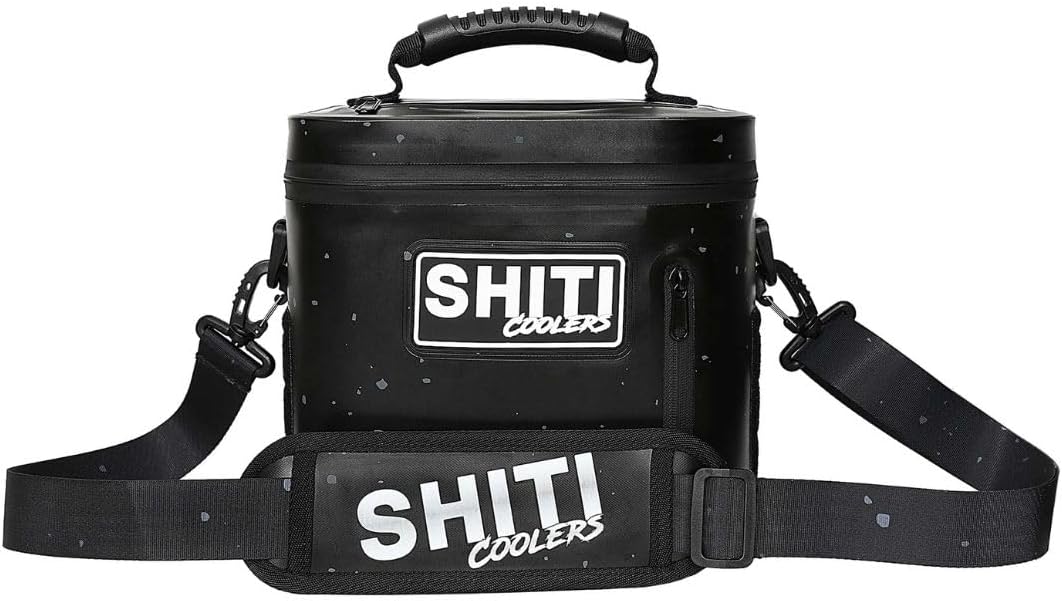 SHITI Coolers Cooler for Camping, Travel, Beach, Soft Lunch Box for Food, Drinks & Ice, Portable, Waterproof 24 Hr Insulated Bag with Shoulder Straps, Customizable