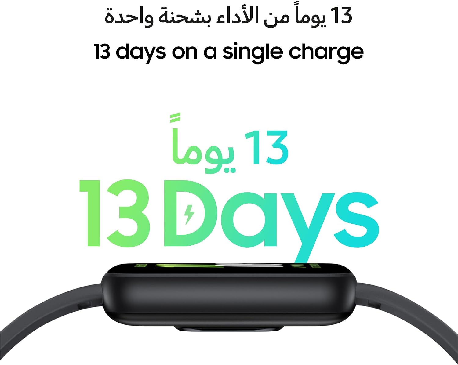 SAMSUNG Galaxy FIT 3 [2025, 40MM] 1.6" AMOLED Display | IP68 Water Resistant | 14 Days Battery Life | 100+ Watchfaces | 100+ Exercise Modes | International Model (Fast Charger Bundle, Black)