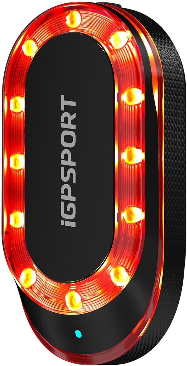 iGPSPORT SR mini Bike Radar Tail Light, Accurate Warning Brake Flash