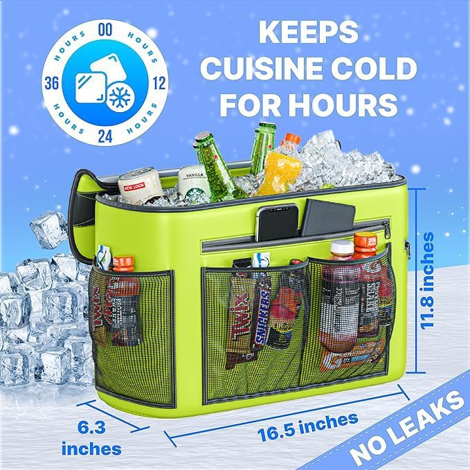 Kayak Cooler Behind Seat, Waterproof Cooler for Kayaking