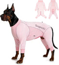 Dog Sun Protection Cooling Suit UPF 50+, Quick-Dry Breathable Jumpsuit for Large & Medium Dogs, Outdoor Dirt-Resistant Shedding Control Pet Apparel (Blush Pink, 7X-Large)