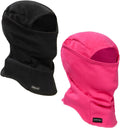 KOOLSOLY Ski Mask Balaclava Cold Weather Warm and Fleece Face Mask Neck Warmer Full Face Mask for Men&Women