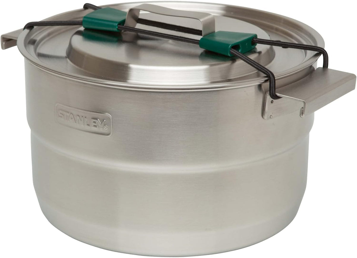 Stanley Adventure Full Kitchen Basecamp Camping Cook Set - 11 Piece, Pot With Vented Lid - Cookware for Backpacking, Hiking and Camping