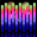 Taotuo Glow Sticks Bulk, 20 Pack LED Light Up Foam Sticks 3 Modes Color Flashing,Glow Party Supplies for Wedding Birthday, Raves, Concert, Camping, New Year, Carnival, Halloween Christmas
