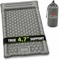DULCE DOM Sleeping Pad for Camping, 4.7" Extra Thick Inflatable Mattress