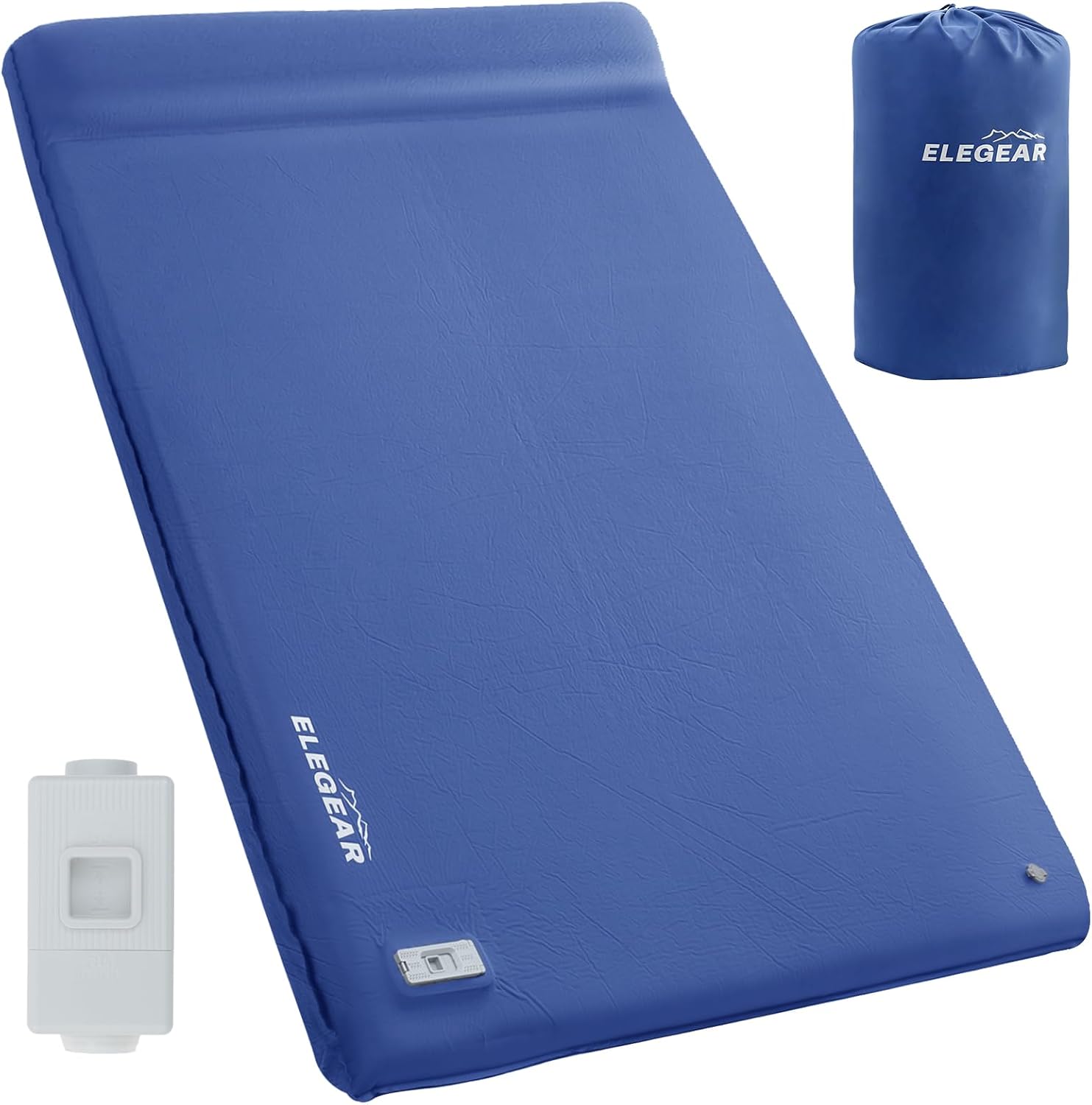 Elegear Self Inflating Sleeping Pad with Electric Pump 3.15" Memory Foam