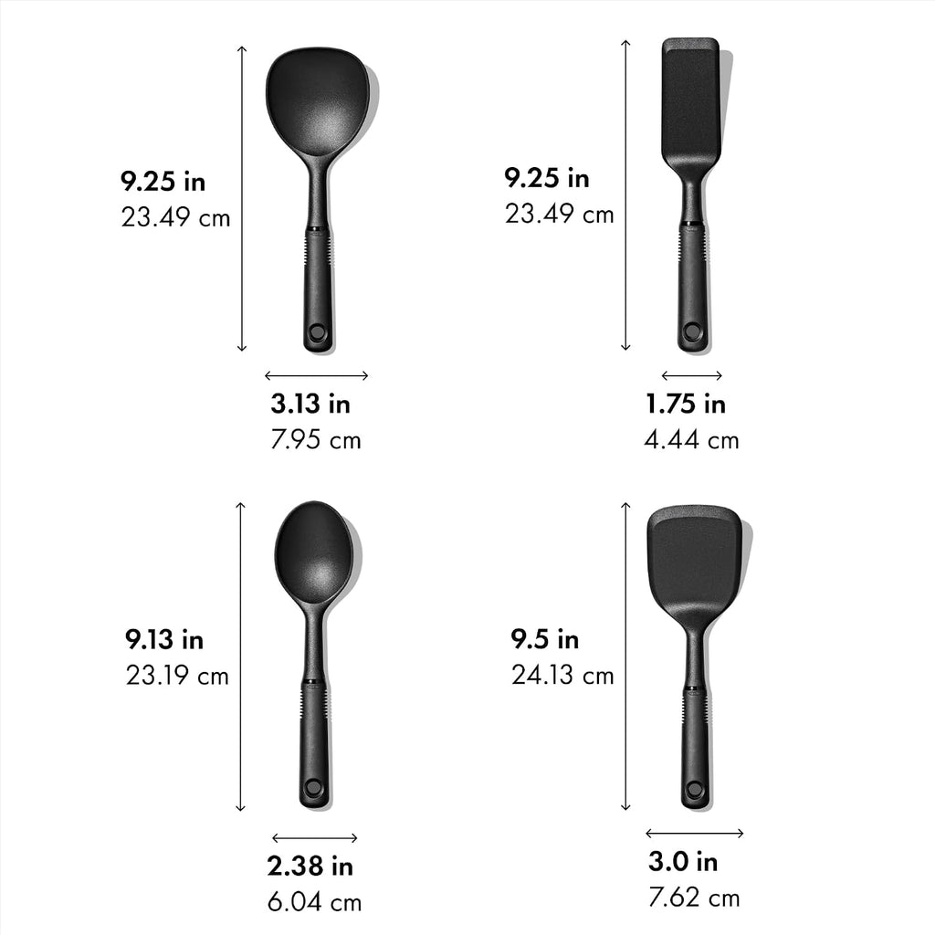 OXO Good Grips 4-Piece Nylon Mini Utensil Set For Small Batch Cooking