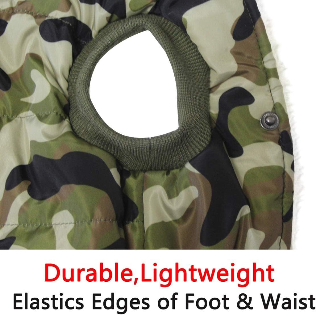 Vecomfy Warm Dog Coats with Hoodie,Winter Dog Jackets for Large Dogs