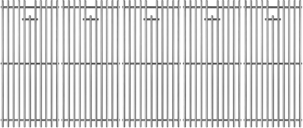 Stainless Cooking Grill Grates Replacement Adjustable Universal Extends from 14" to 20" Long, 8" Wide Each Adjust Expandable Cooking Grill Grids (3pack)
