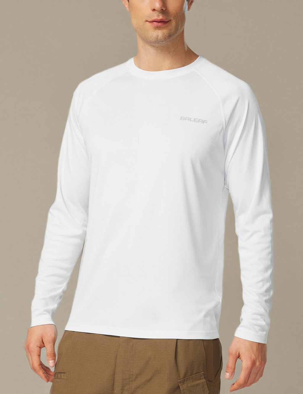 baleaf Men's UPF 50+ Sun Protection Shirts Long Sleeve Rash Guard