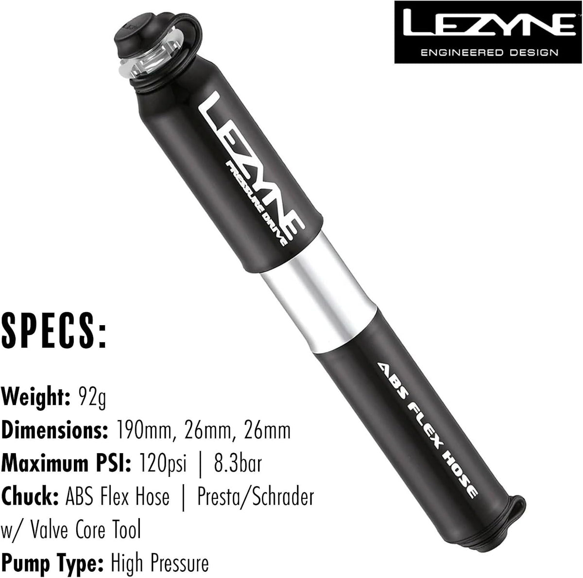 LEZYNE Pressure Drive Bike Hand Pump