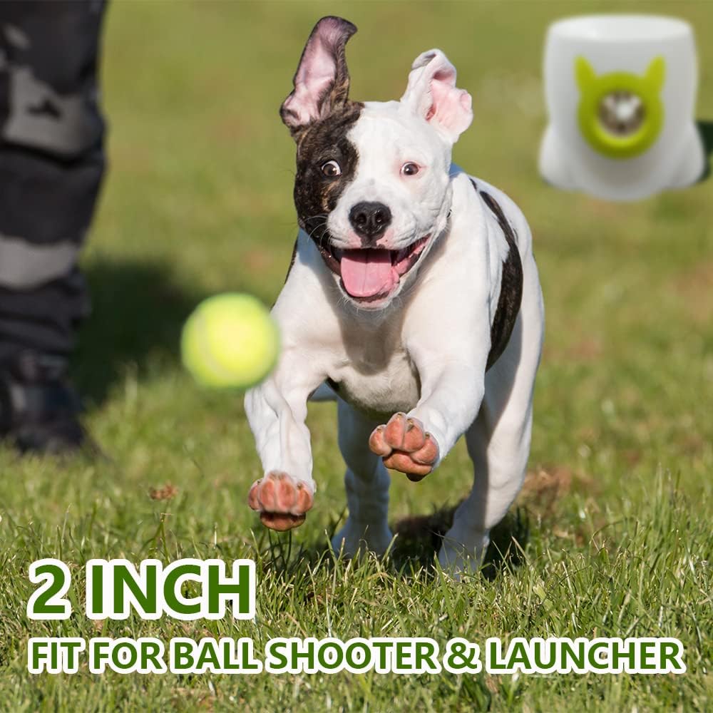 BESTHLS 2inch Pet Toy Tennis Ball for Puppy Fetching Exercise & Training