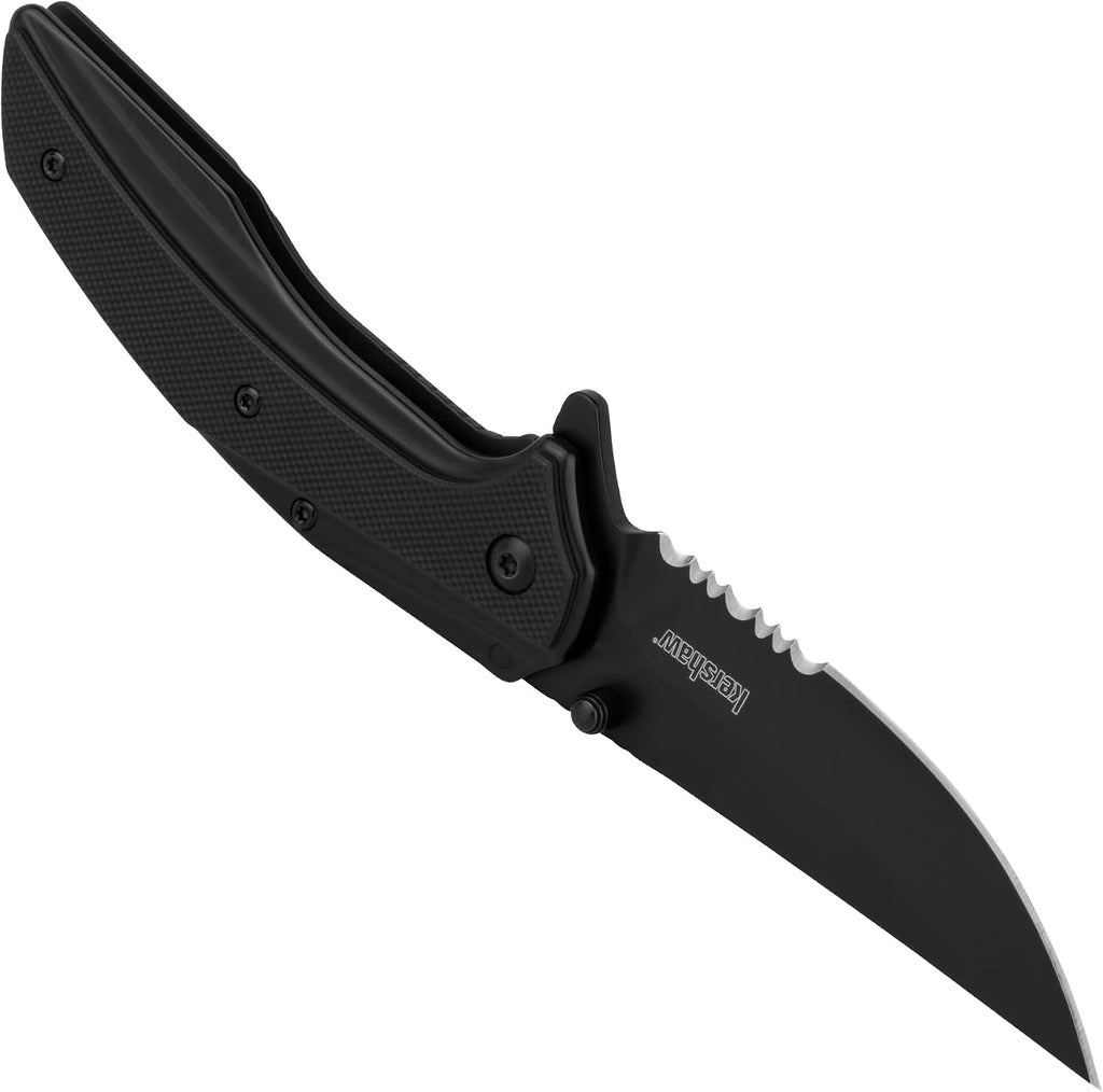 Kershaw Outright Folding Pocket Knife, 8Cr13MoV Stainless Steel Blade, Pocketclip
