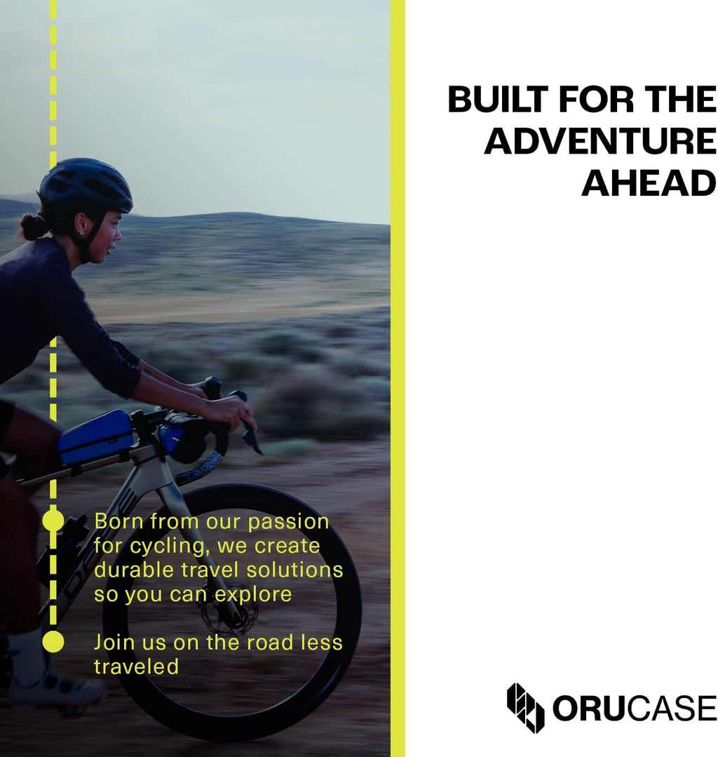 ORUCASE Smuggler HC Bike Handlebar Bag - Waterproof Bike Bags for Bicycles - Insulated Storage Bicycle Bag - Durable Front Bike Pouch - 3 L - Glaucous