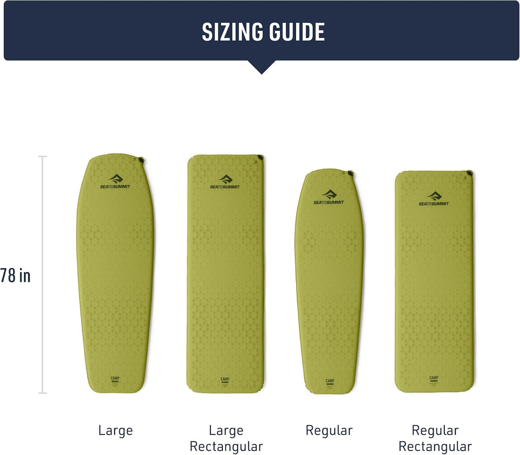 Sea to Summit Camp Plus SI Sleeping Mat, Tapered/Large