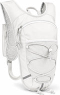 Lightweight Hydration Backpack 2L Water Bladder Pack for Running, Cycling, Hiking – Anti-Theft Water Backpack with Phone Holder, Trekking Pole Holder & Reflective Strips for Men & Women