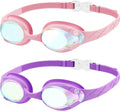 OutdoorMaster Kids Swim Goggles, 2 Pack Swimming Goggles with Quick Adjust