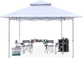 ABCCANOPY 13x13 Instant Pop Up Canopy Tent, Double Vented Top, White