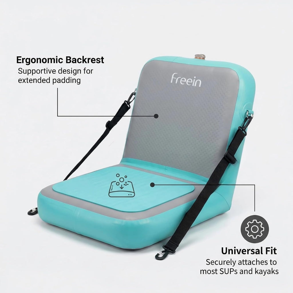 Freein 4" Drop-Stitch Inflatable Paddle Board Seat Cushion for SUP & Kayak