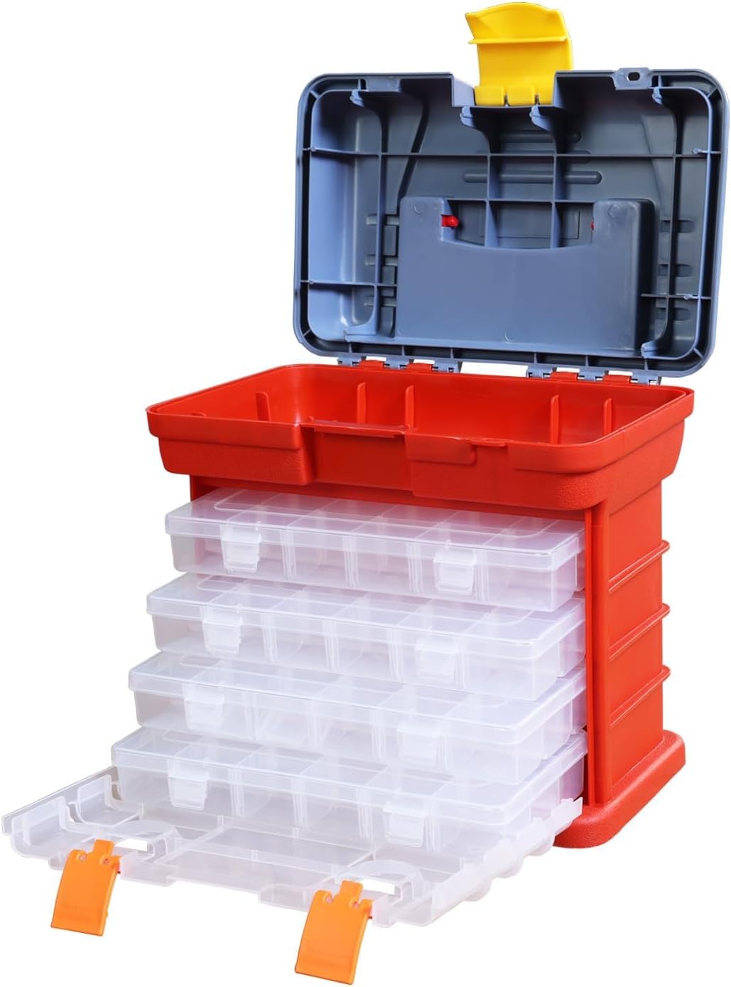Torin Portable Tool Box, Small Parts Organizer with Drawers, tackle box