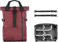 WANDRD PRVKE Rolltop 31L V4 Photography Bundle – Expandable Travel Camera Backpack with Essential Camera Cube and Laptop Sleeve