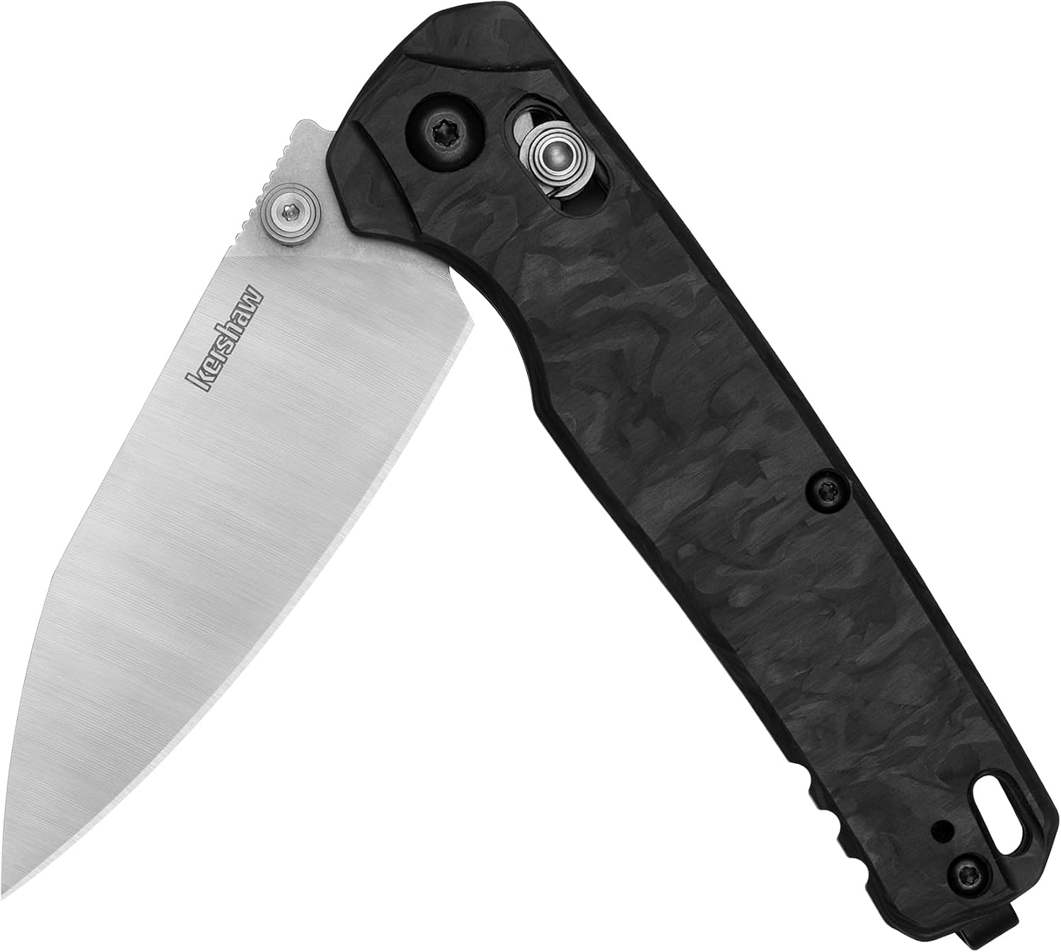 Kershaw Bel Air Pocket Knife, Made in The USA, 3.1 inch CPM MagnaCut Steel Blade, EDC Design, Duralock Locking Mechanism, Manual Folder, Pocketclip