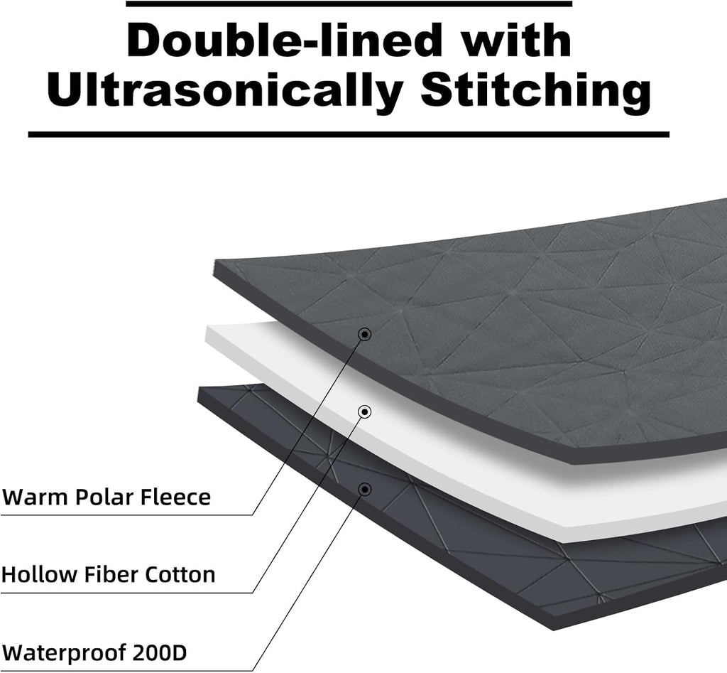 Large Waterproof Outdoor Blanket Thick Fleece 80" x 58"