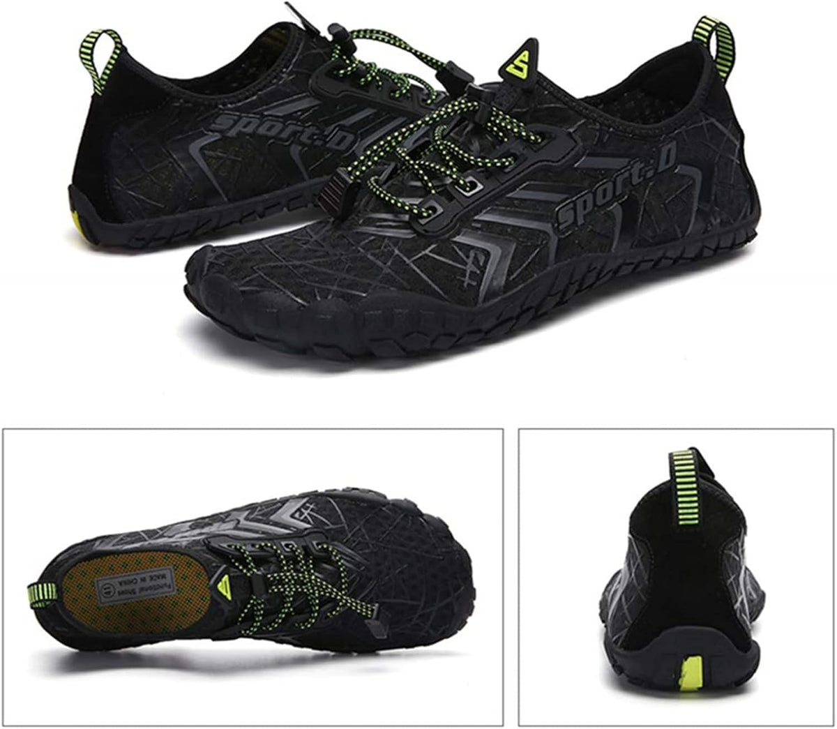 UBFEN Water Shoes for Men and Women Quick Dry Barefoot Hiking Swim Footwear