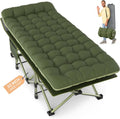 Slendor XXL Camping Cot with Mattress, Pillow & Carry Bag, 32" Extra Wide