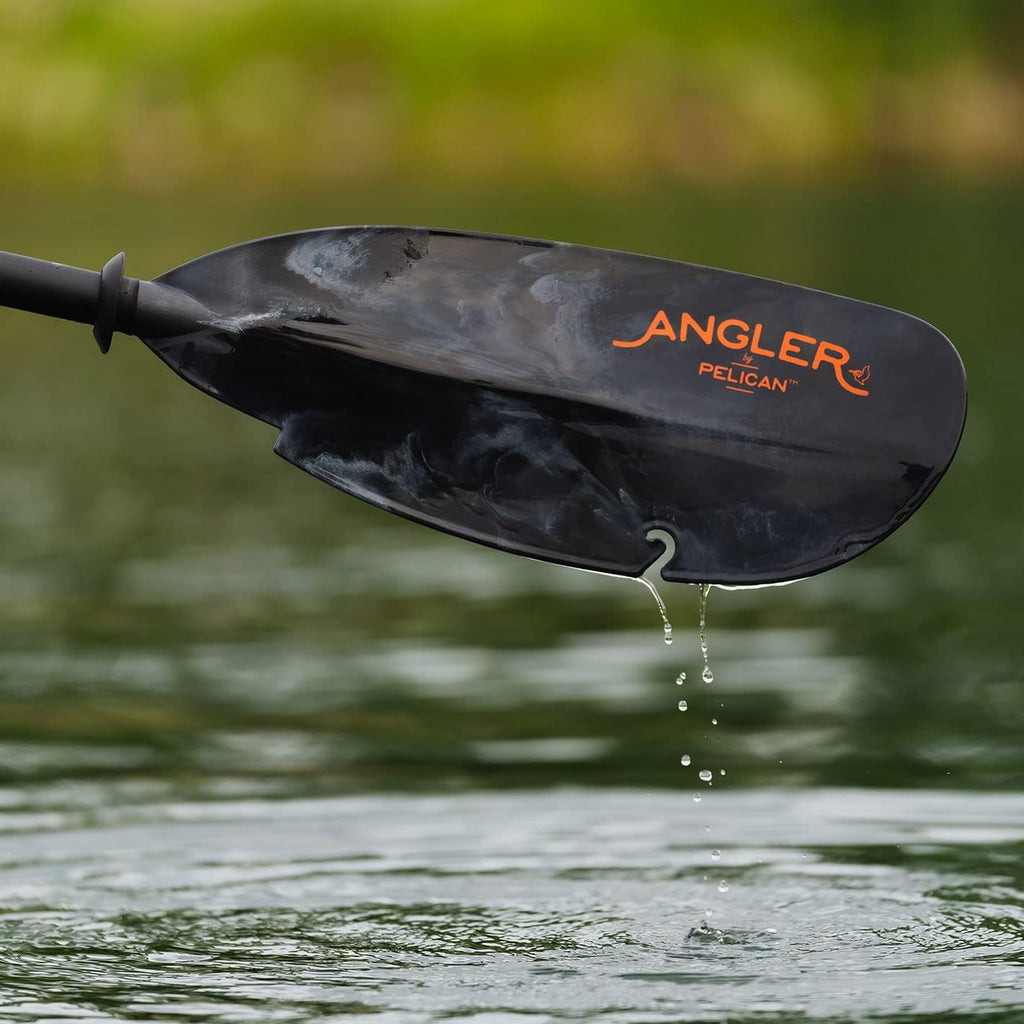 Pelican - Poseidon Angler Paddle - Aluminum Shaft with Reinforced Fiberglass Blades - Lightweight, Adjustable Kayaks Paddles - Perfect for Kayak Fishing