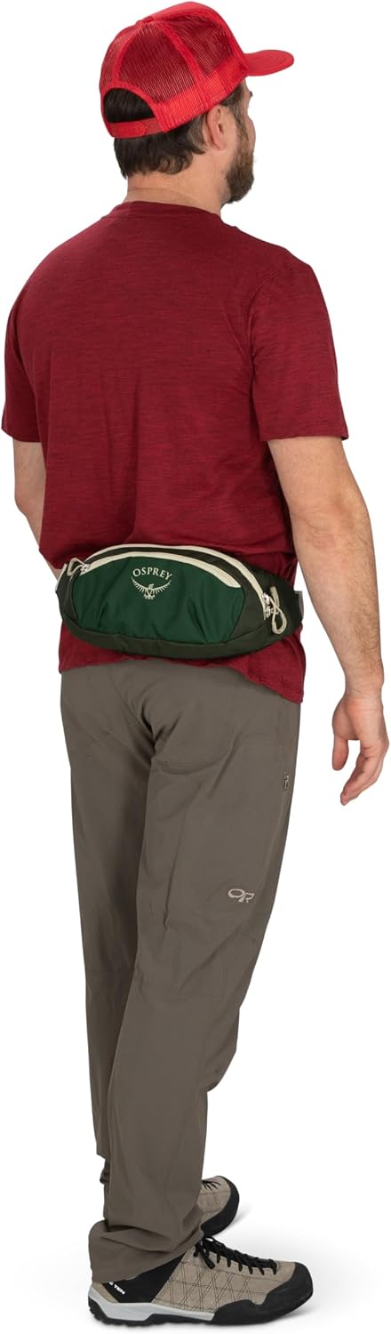 Osprey Daylite Waist Pack - Fanny Pack with Crossbody Shoulder Carry Option - Lightweight Hip Bag