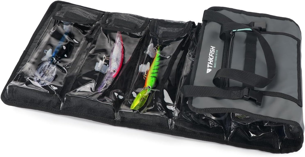THKFISH Large Trolling Lure Bag for Saltwater, Offshore Trolling Rig Bag