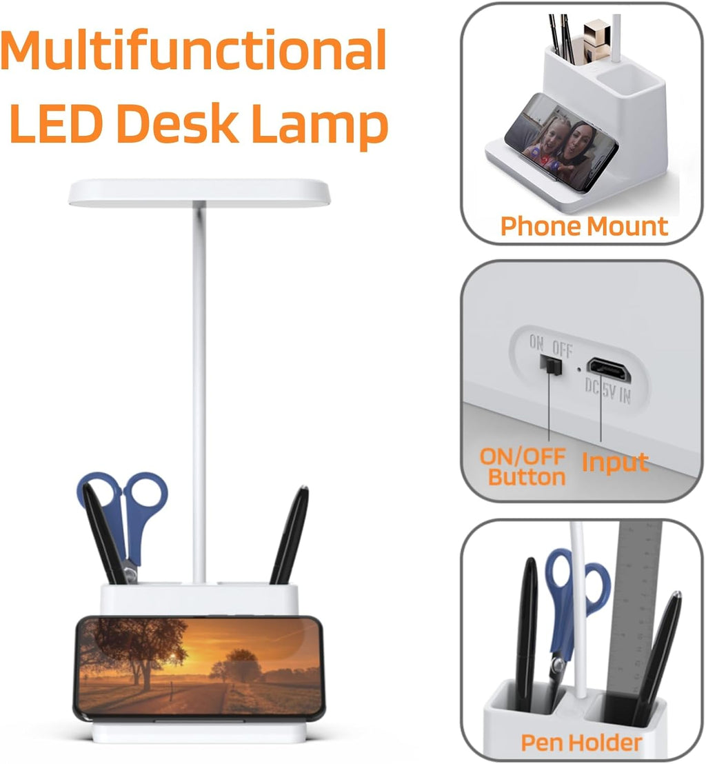 AXX Small Desk Lamp, Rechargeable Cute Table Light for Kids Teens